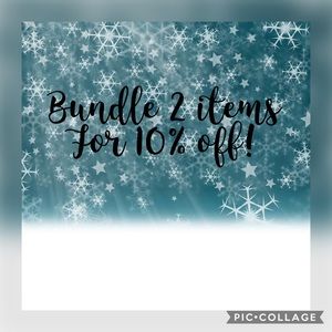 Bundle 2 items, get 10% off.